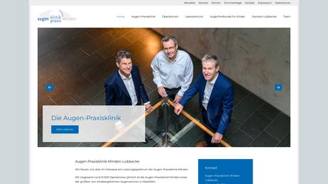Augen-Praxisklinik Minden-Lübbecke  Filiale Lübbecke  Dr. med. Angela Hahn*  Dr. med. Sandra Festag* angestellte Ärztinnen