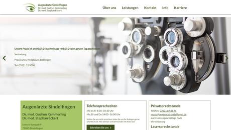 Augenärzte Sindelfingen | Dr. Gudrun Kemmerling | Dr. Stephan Eckert