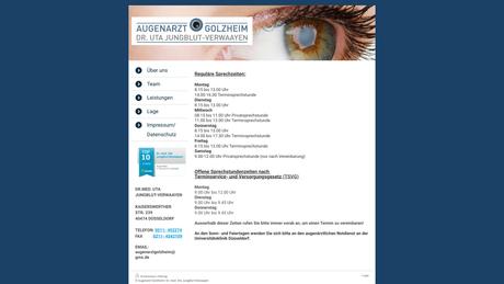 Augenarzt Golzheim - Dr. Uta Jungblut - Verwaayen