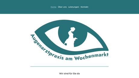 Augenarztpraxis am Wochenmarkt