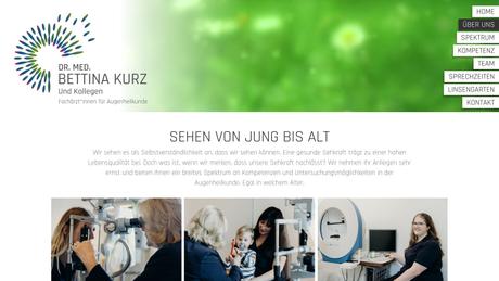 Augenarztpraxis Dr. med. Bettina Kurz Dr. med. Maximilian Kurz* Dr. med. Friederike Rosenberger* *angestellte/r Ärztin/Arzt
