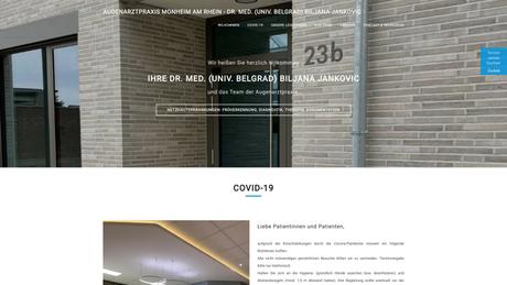 Augenarztpraxis im Gesundheitscampus Monheim am Rhein - Dr. med (Univ. Belgrad) Biljana Jankovic