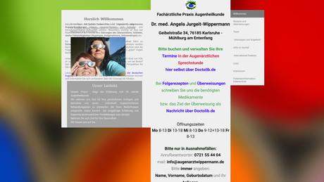 Augenheilkunde fachärztliche Praxis Dr. Angela Jurgeit-Wippermann