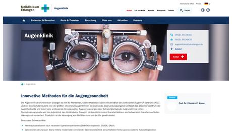 Augenklinik des Uni-Klinikums Erlangen