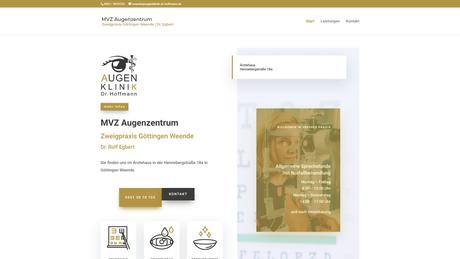 Augenklinik Dr. Hoffmann ? Augenzentrum Göttingen Weende  Herr Dr. med. Rolf Egbert