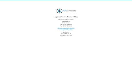 Dr. med. Thomas Behling