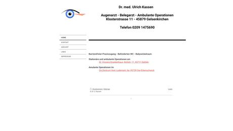 Dr. med. Ulrich Kassen Augenarzt