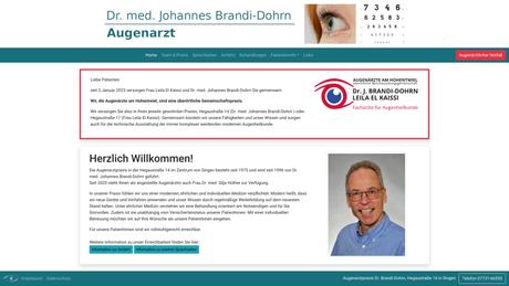 Herr Dr. med. Johannes Brandi-Dohrn